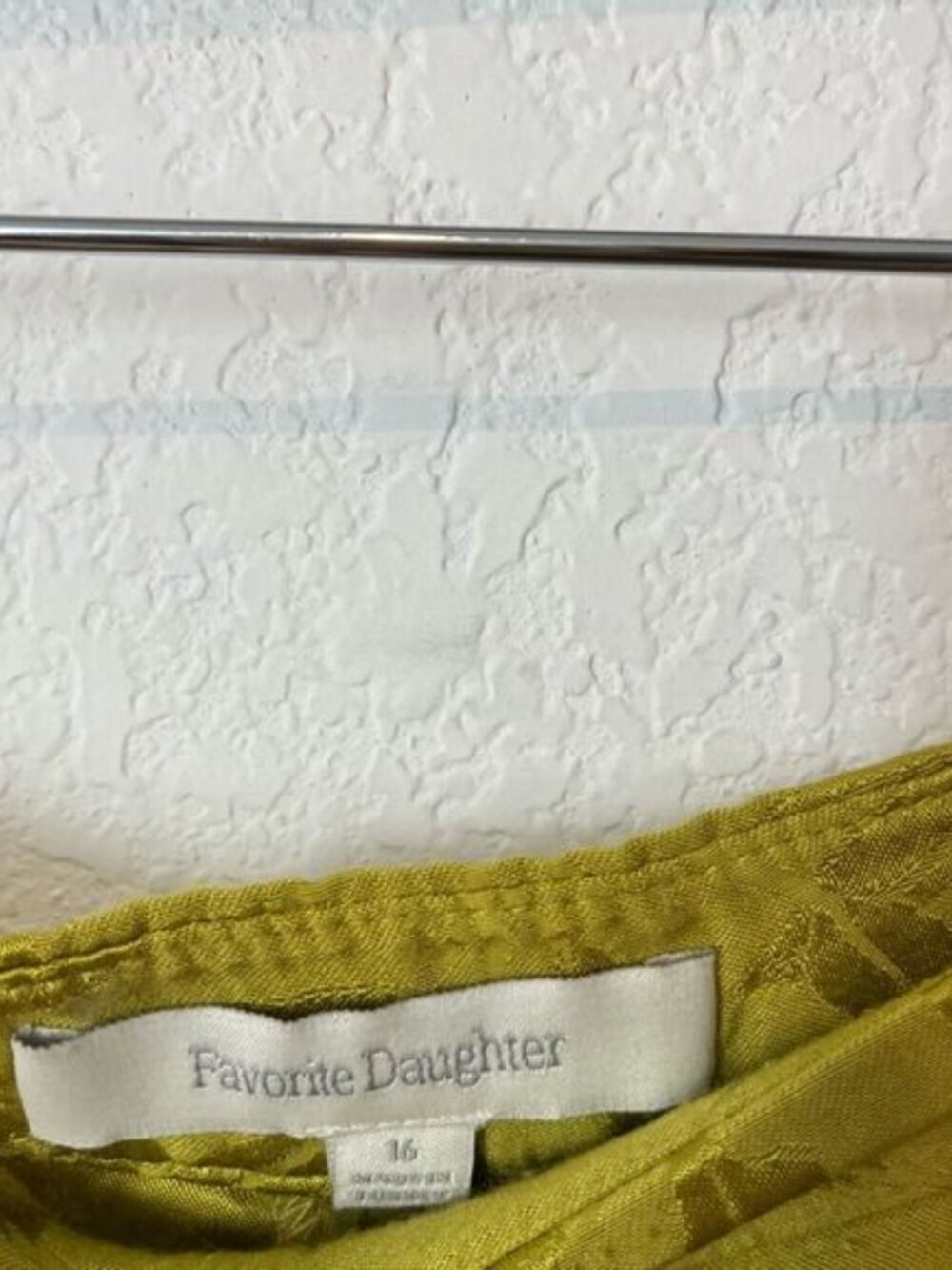 Favorite Daughter Persephone Green The Friday Floral Jacquard Wide Leg Pants 16 - Picture 5 of 8